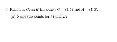How can I figure out two possible points for each vertex mathematically?