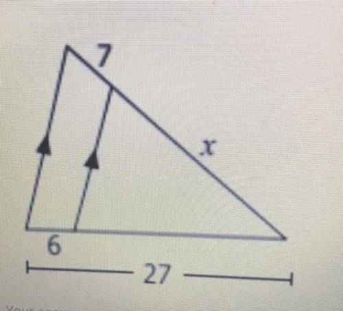 Can Some please solve for X need the answer ASAP please please please please help