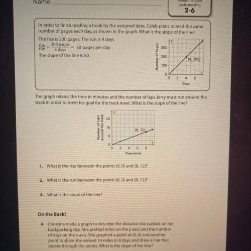 PLEASE HELP I WILL GIVE BRAINLIEST

1. What is the rise between the points