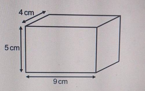 What is the volume of the cuboid?