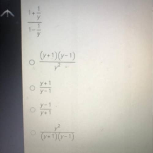 Which expression is equivalent to the following complex fraction?