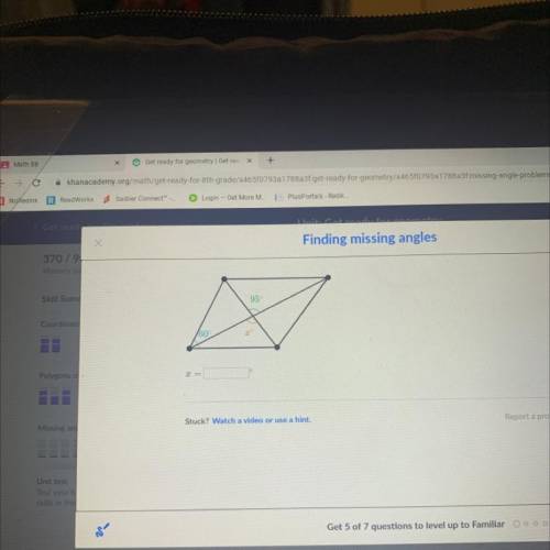 Please Help!!
What does x equal?