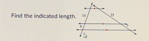 Find the indicated length