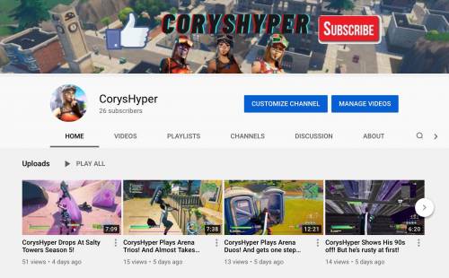 Please subscribe to coryshyper I almost have 30 subscribers please I beg!
