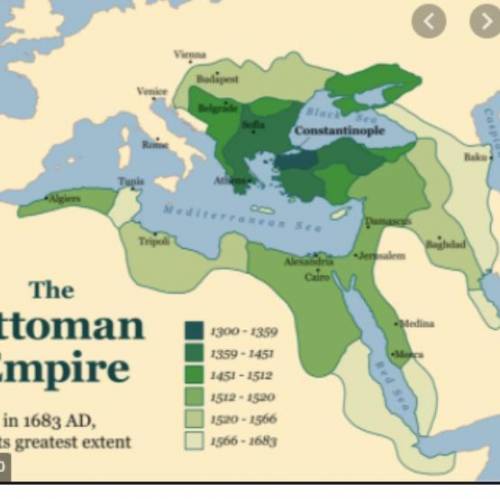 Explain the geographic circumstances that led to domination of ottoman trade between Asia and Europ