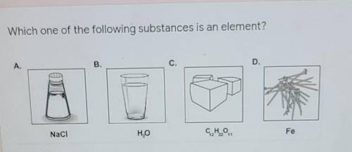 Which one of the following substances is an element?