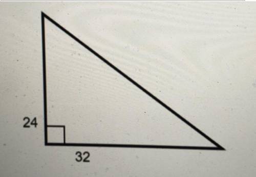 What’s the missing length? Or what is the hypotenuse?