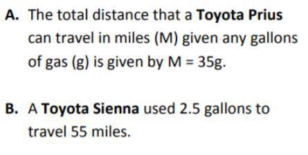 Which car will travel the most distance per gallon?