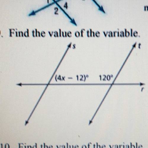 I need someone to solve for the variable and show how plzz