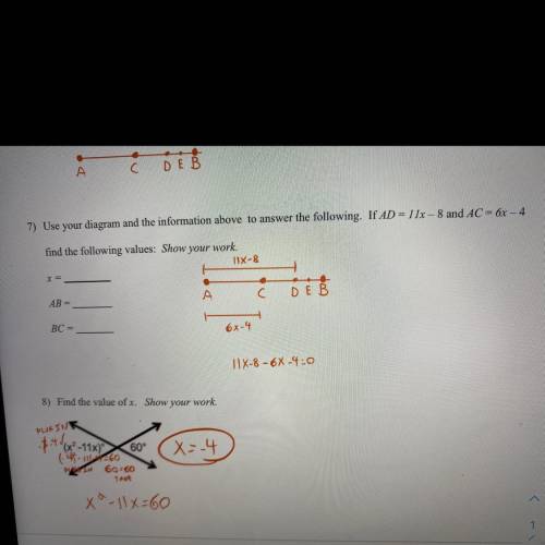 Need help with #7 and #8
Thanks for the help in advance!