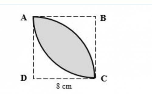 The following three shapes are based only on squares, semicircles, and quarter circles. Find the pe