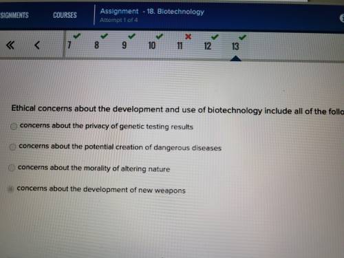 Ethical concerns about the development and use of biotechnology include all of the following except