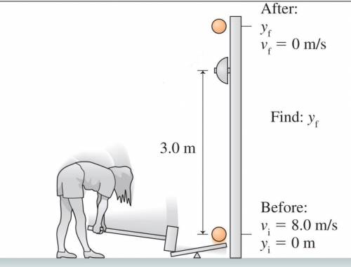 Where on this diagram does the ball have the highest point of gravitational potential energy?