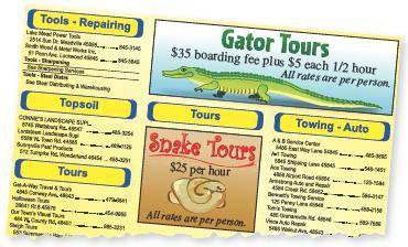 Item 18

Question 1
You want to take a two-hour airboat tour.
a. Write a function that represents