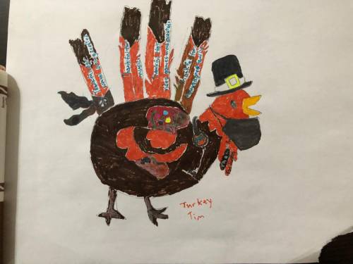Thank you thanksgiving drawing