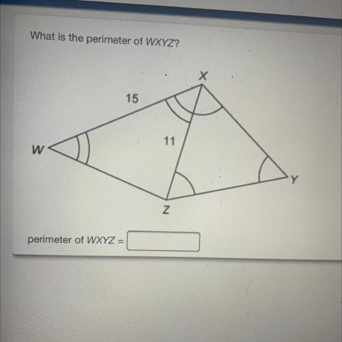 What is the perimeter of wxyz??