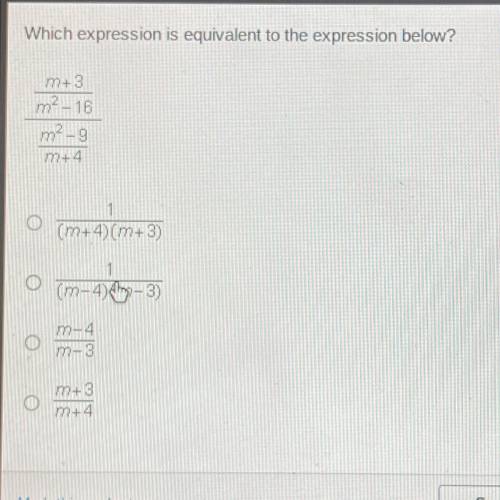 Which expression is equivalent to the expression below?