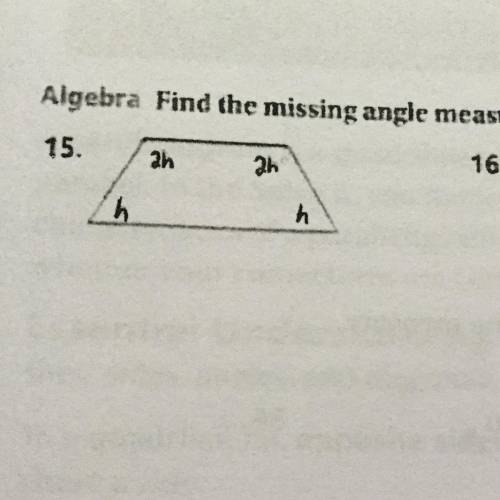 Find the missing angle measures