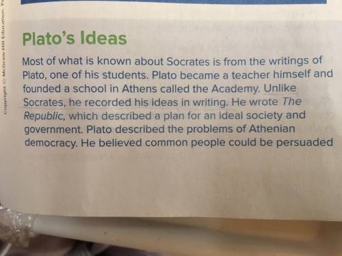 Plssssssss Help
How are Platos divisions different from Athenian democracy?