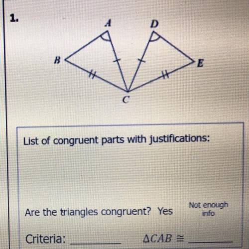 Is this triangle congruent?