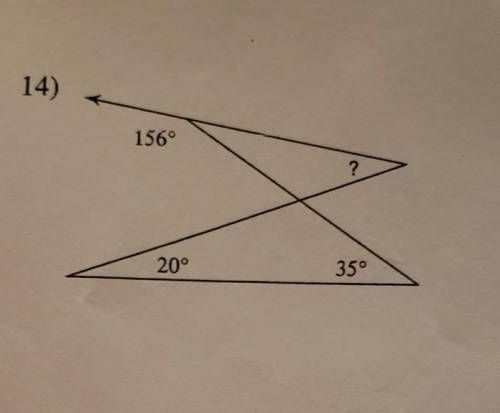 Find the measure of each angle indicated. Show work.