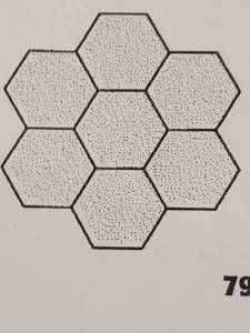 Vanessa's mother made a quilt using a pattern of repeating hexagons as shown. will Vanessa be able