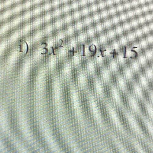 I need help with this Factoring Quadratics question.Can someone help me?