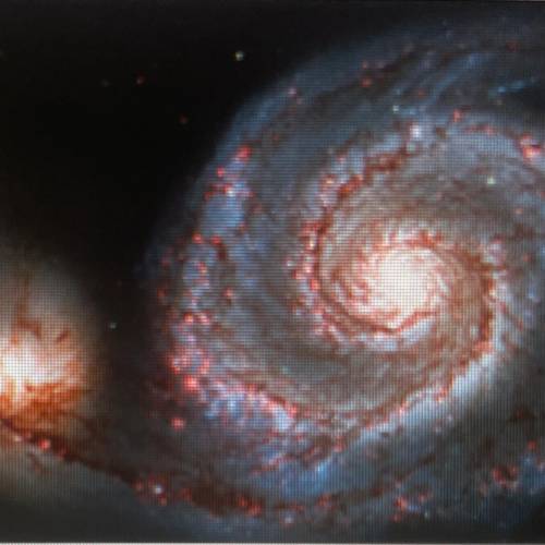 Which type of galaxy is pictured?

A. Elliptical
B. Irregular
C. Spiral
O D. Spherical