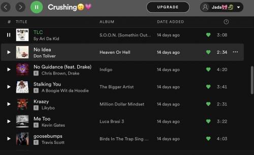 What do you guys think of my crushing playlist :P