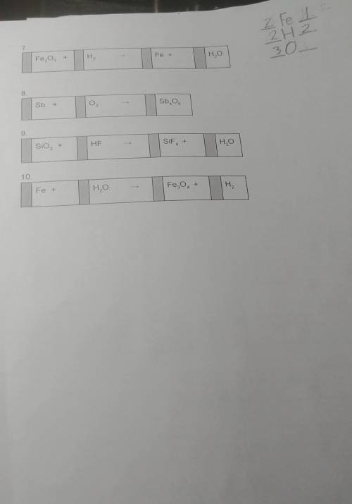 i need help with these. its balancing. the blank spaces are where u put the numbers. and the stuff