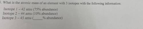 What is the answer to Isotope 3?
