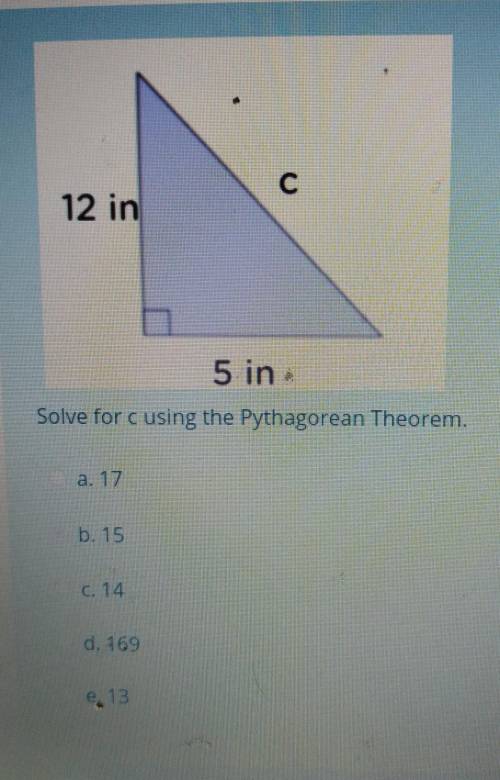 I have to solve a question using pythagorean theorem