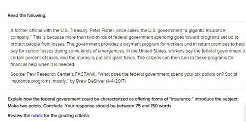 Read the following.

A former official with the U.S. Treasury, Peter Fisher, once called the U.S.