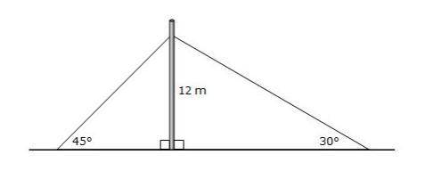 Construction workers planned to secure a tall pole using two cables attached to the pole at a point