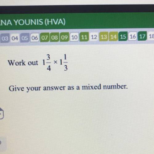 1 3/4 x 1 1/3 give your answer as a mixed number