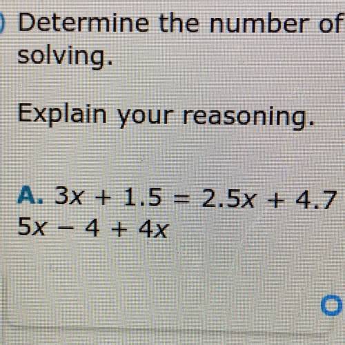 How many solutions does this equation have