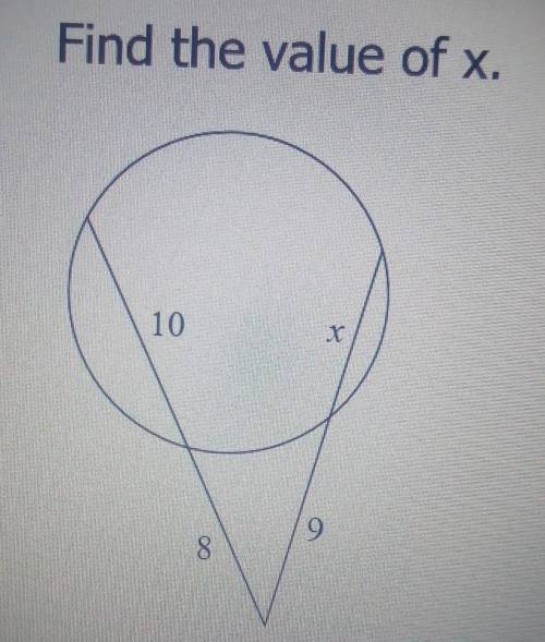 Find Value of X pretty please