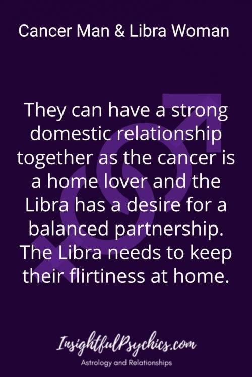 Here cancer and libra on here