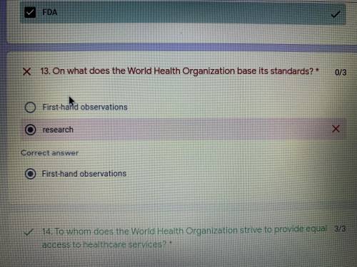 On what does the world health organization base its standards?