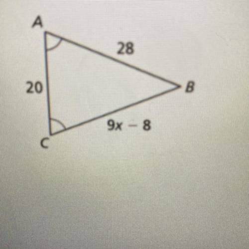 Solve for x............
