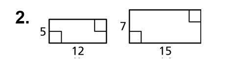 Are these rectangles similar?
A) Yes
B) No
C) Not enough information