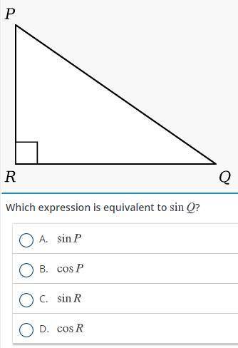 Use the diagram of the right triangle to answer the question.