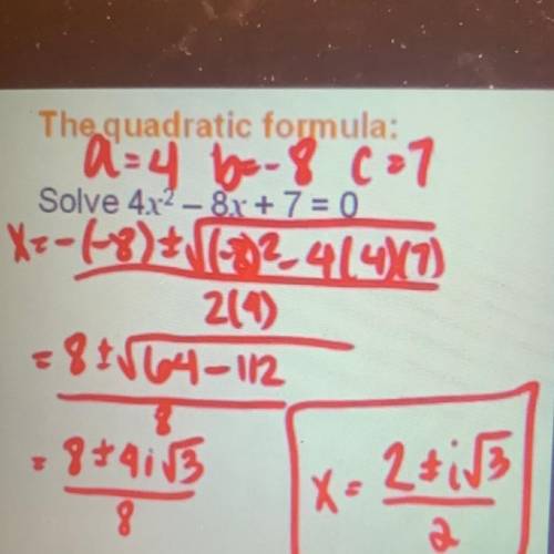 Please Help
Can someone explain where the 4i to the square root of 3 came from?