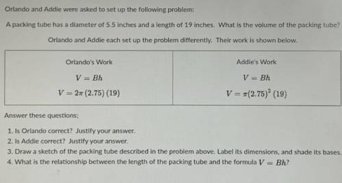 Right answer gets brainlist

What is the relationship between the length of the packing tube and t