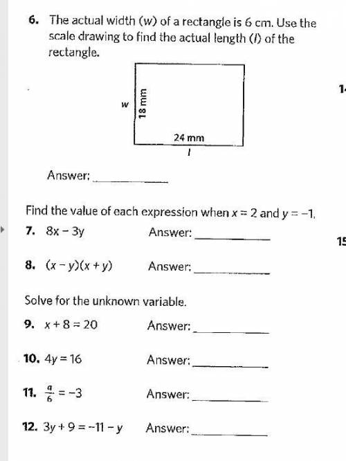 70 points for 7 questions answer. math...please and thank you