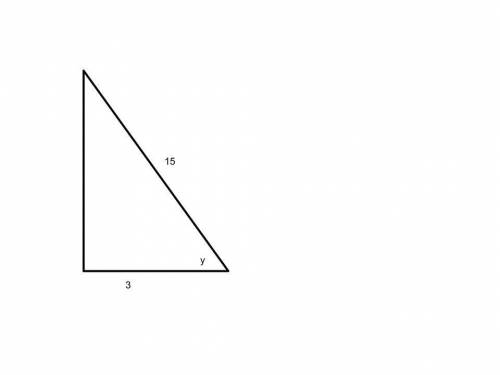 Given the known sides, solve for y