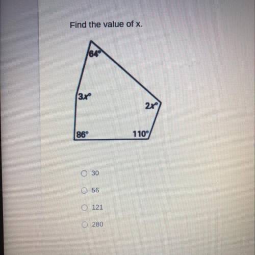Find the value of x?????