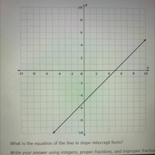 WHAT IS THE EQUATION OF THE LINES IN SLOPE -INTERCEPT FORM ?