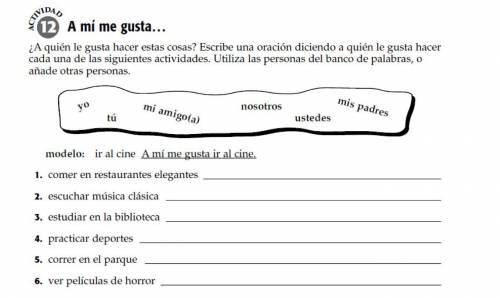 I need help with this Spanish. I need it quick!