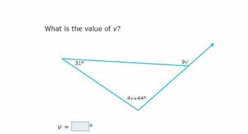 What is the value of v?